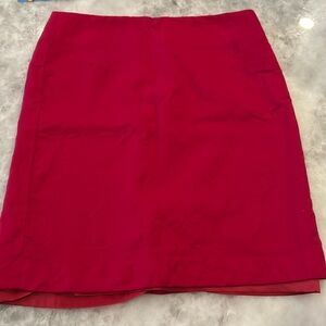Talbots pink pencil skirt